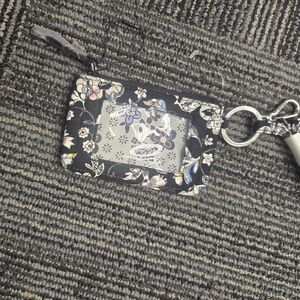 Vera Bradley Floral ID Holder Keychain
